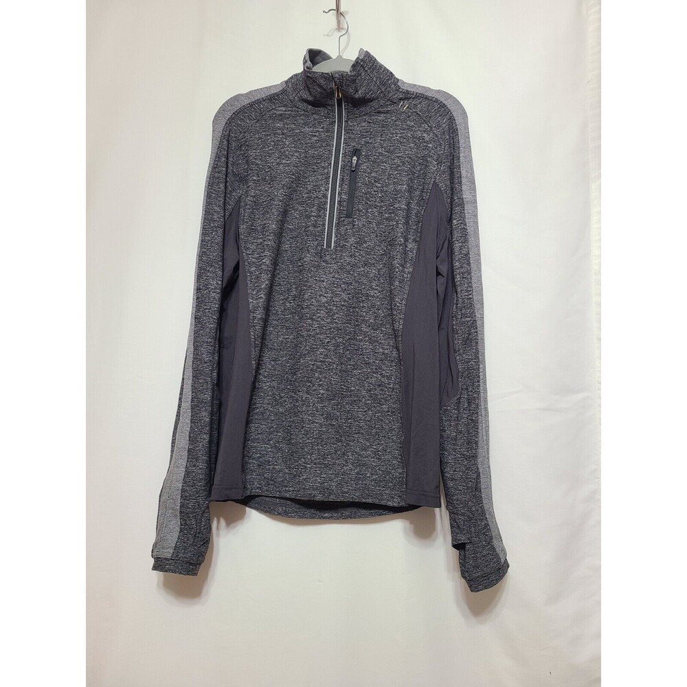 Lululemon Pullover Mens Size L Gray Performance Quarter Zip Stretch